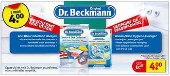 Aanbiedingen Colour + dirt collector doekjes - Dr. Beckmann - Geldig van 27/09/2016 tot 09/10/2016 bij Kruidvat