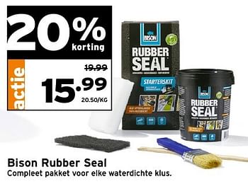 Aanbiedingen Bison rubber seal - Bison - Geldig van 03/10/2016 tot 09/10/2016 bij Gamma