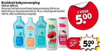 Aanbiedingen Kruidvat babyverzorging - Huismerk - Kruidvat - Geldig van 04/10/2016 tot 09/10/2016 bij Kruidvat