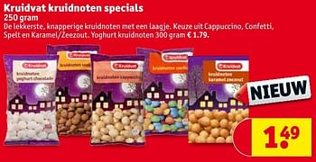 Aanbiedingen Kruidvat kruidnoten specials - Huismerk - Kruidvat - Geldig van 04/10/2016 tot 09/10/2016 bij Kruidvat