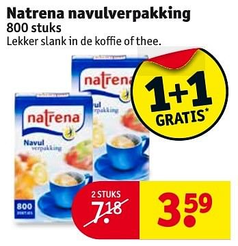 Aanbiedingen Natrena navulverpakking - Natrena - Geldig van 04/10/2016 tot 09/10/2016 bij Kruidvat