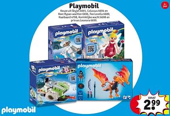 Aanbiedingen Playmobil keuze uit skyjet 6691 - Playmobil - Geldig van 04/10/2016 tot 09/10/2016 bij Kruidvat