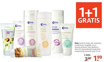 Aanbiedingen Etos handcrème moisturizing normale - Huismerk - Etos - Geldig van 26/09/2016 tot 09/10/2016 bij Etos