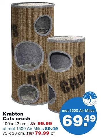 Aanbiedingen Krabton cats crush - Huismerk - Praxis - Geldig van 26/09/2016 tot 09/10/2016 bij Praxis