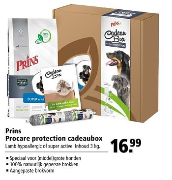 Aanbiedingen Prins procare protection cadeaubox - Prins - Geldig van 26/09/2016 tot 09/10/2016 bij Welkoop