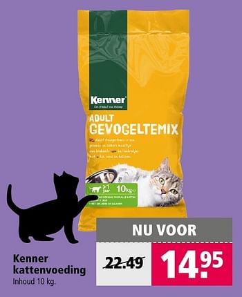 Aanbiedingen Kenner kattenvoeding - Kenner - Geldig van 26/09/2016 tot 09/10/2016 bij Welkoop