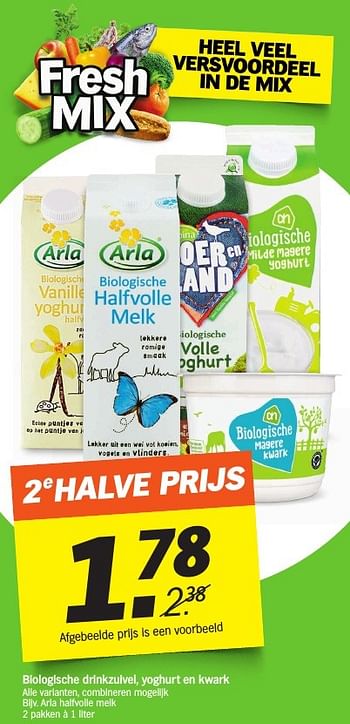 Aanbiedingen Arla halfvolle melk - Arla - Geldig van 03/10/2016 tot 09/10/2016 bij Albert Heijn