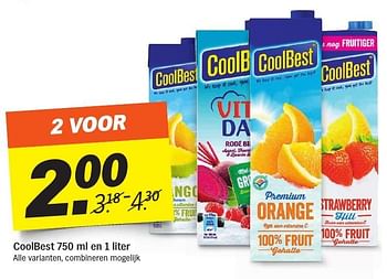Aanbiedingen Coolbest - Coolbest - Geldig van 03/10/2016 tot 09/10/2016 bij Albert Heijn