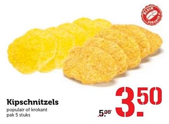 Aanbiedingen Kipschnitzels populair of krokant - Huismerk - Coop - Geldig van 03/10/2016 tot 09/10/2016 bij Coop
