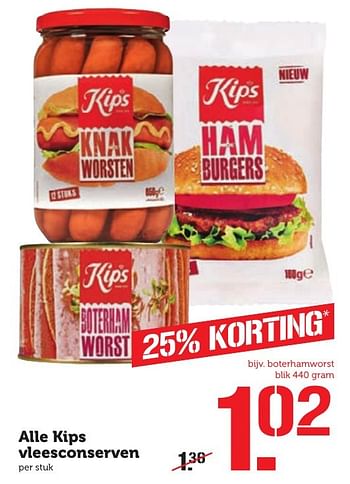 Aanbiedingen Alle kips vleesconserven - Kips - Geldig van 03/10/2016 tot 09/10/2016 bij Coop