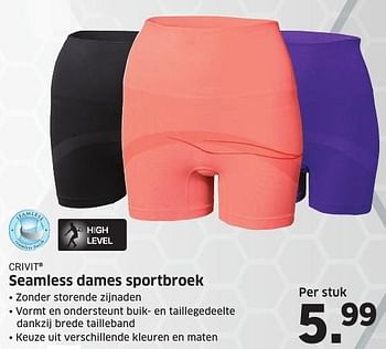 Aanbiedingen Seamless dames sportbroek - Crivit - Geldig van 03/10/2016 tot 09/10/2016 bij Lidl