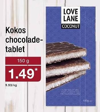 Aanbiedingen Kokos chocoladetablet - Huismerk - Aldi - Geldig van 05/10/2016 tot 11/10/2016 bij Aldi