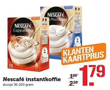 Aanbiedingen Nescafé instantkoffie - Nescafe - Geldig van 03/10/2016 tot 09/10/2016 bij Coop