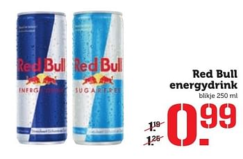 Aanbiedingen Red bull energydrink - Red Bull - Geldig van 03/10/2016 tot 09/10/2016 bij Coop