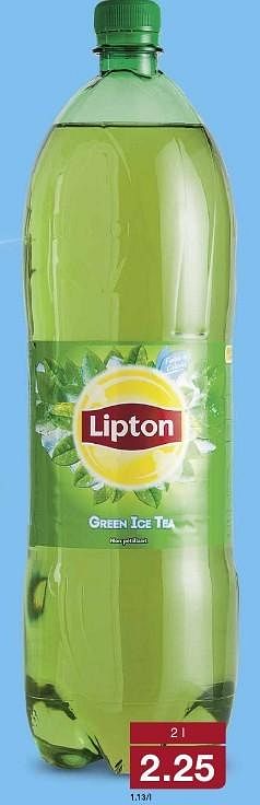 Aanbiedingen Lipton green ice tea - Lipton - Geldig van 05/10/2016 tot 11/10/2016 bij Aldi