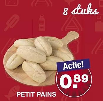 Aanbiedingen Petit pains - Huismerk - Aldi - Geldig van 05/10/2016 tot 11/10/2016 bij Aldi