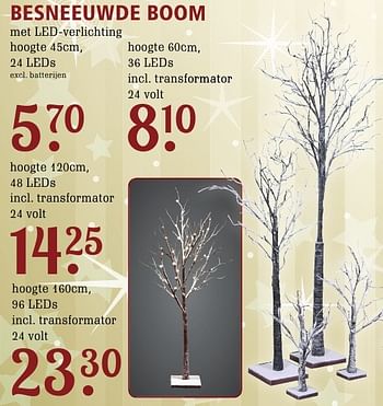 Aanbiedingen Besneeuwde boom - Huismerk - Van Cranenbroek - Geldig van 10/10/2016 tot 30/10/2016 bij Van Cranenbroek