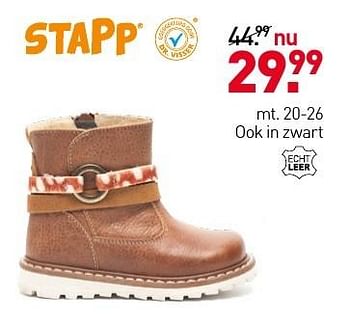 Aanbiedingen Laarzen - Stapp - Geldig van 03/10/2016 tot 16/10/2016 bij Scapino