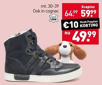 Aanbiedingen Schoenen - Hush Puppies - Geldig van 03/10/2016 tot 16/10/2016 bij Scapino