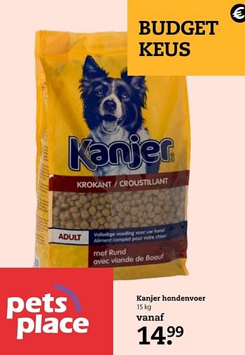 Aanbiedingen Kanjer hondenvoer - Kanjer - Geldig van 03/10/2016 tot 16/10/2016 bij Boerenbond