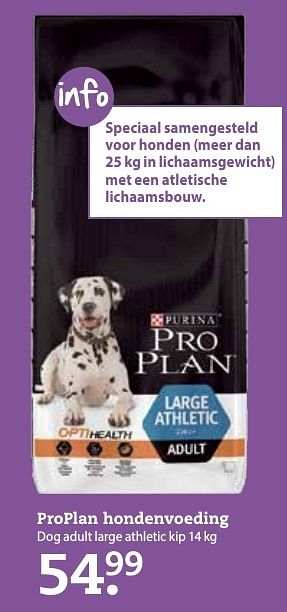 Aanbiedingen Proplan hondenvoeding - Pro Plan - Geldig van 03/10/2016 tot 16/10/2016 bij Boerenbond