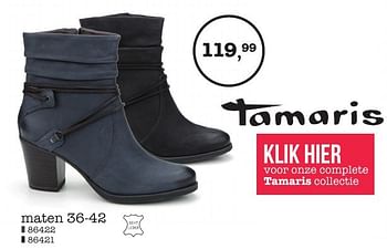 Aanbiedingen Laarzen - Tamaris - Geldig van 03/10/2016 tot 16/10/2016 bij Shoetime