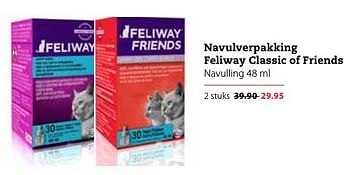 Aanbiedingen Navulverpakking feliway classic of friends - Feliway - Geldig van 03/10/2016 tot 16/10/2016 bij Boerenbond