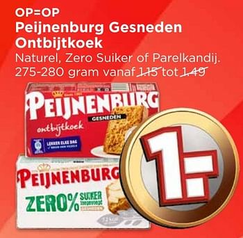 Aanbiedingen Peijnenburg gesneden ontbijtkoek - Peijnenburg - Geldig van 09/10/2016 tot 15/10/2016 bij Vomar