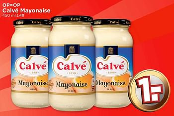 Aanbiedingen Calvé mayonaise - Calve - Geldig van 09/10/2016 tot 15/10/2016 bij Vomar