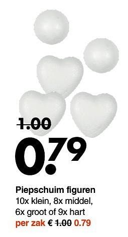 Aanbiedingen Piepschuim figuren - Huismerk - Wibra - Geldig van 03/10/2016 tot 15/10/2016 bij Wibra