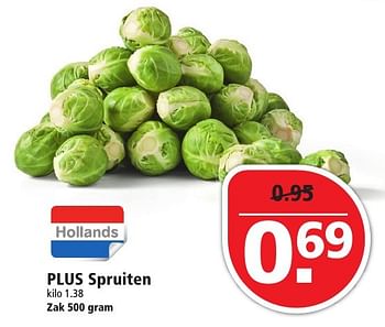 Aanbiedingen Plus spruiten - Huismerk - Plus - Geldig van 09/10/2016 tot 15/10/2016 bij Plus