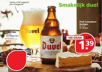 Aanbiedingen Plus camembert rustique - Huismerk - Plus - Geldig van 09/10/2016 tot 15/10/2016 bij Plus