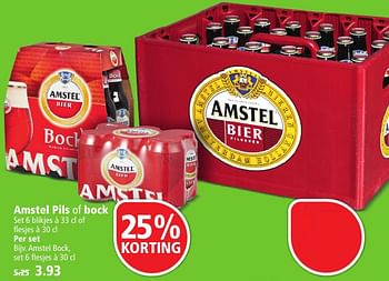 Aanbiedingen Amstel bock - Amstel - Geldig van 09/10/2016 tot 15/10/2016 bij Plus