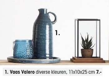 Aanbiedingen Vaas valero - Huismerk - Kwantum - Geldig van 03/10/2016 tot 16/10/2016 bij Kwantum