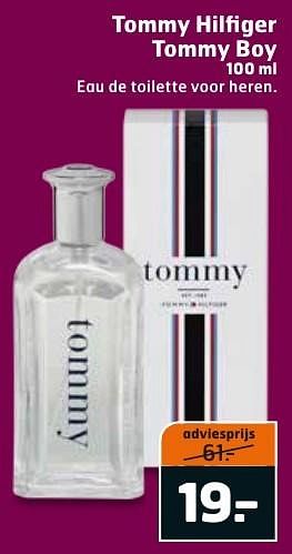 Aanbiedingen Tommy hilfiger tommy boy - Tommy Hilfiger - Geldig van 04/10/2016 tot 16/10/2016 bij Trekpleister