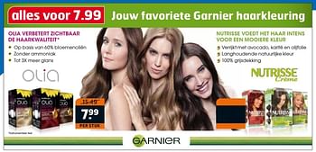 Aanbiedingen Jouw favoriete garnier haarkleuring - Garnier - Geldig van 04/10/2016 tot 16/10/2016 bij Trekpleister