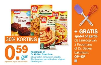 Aanbiedingen Koopmans pannenkoekmix origineel - Koopmans - Geldig van 10/10/2016 tot 16/10/2016 bij Albert Heijn