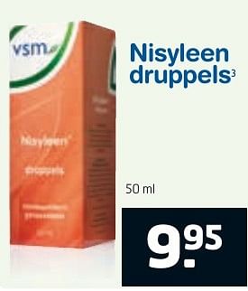 Aanbiedingen Nisyleen druppels - VSM - Geldig van 04/10/2016 tot 16/10/2016 bij Trekpleister