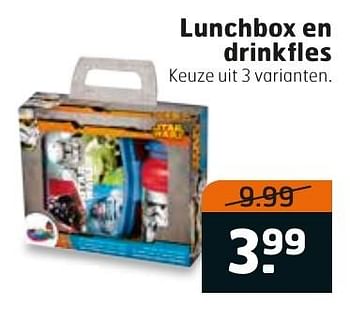 Aanbiedingen Lunchbox en drinkfles - Huismerk - Trekpleister - Geldig van 04/10/2016 tot 16/10/2016 bij Trekpleister