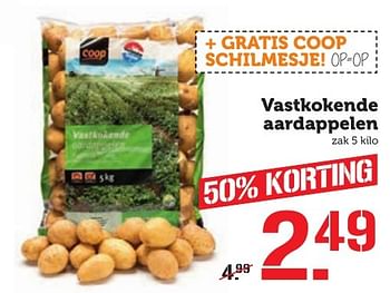 Aanbiedingen Vastkokende aardappelen - Huismerk - Coop - Geldig van 10/10/2016 tot 16/10/2016 bij Coop