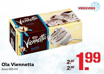 Aanbiedingen Ola viennetta - Ola - Geldig van 10/10/2016 tot 16/10/2016 bij Coop