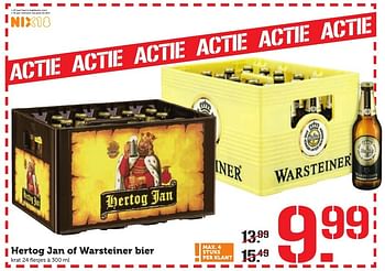 Aanbiedingen Hertog jan of warsteiner bier - Hertog Jan - Geldig van 10/10/2016 tot 16/10/2016 bij Coop