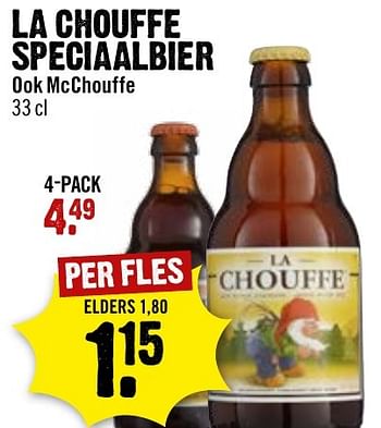 Aanbiedingen La chouffe speciaalbier ook mcchouffe - La Chouffe - Geldig van 09/10/2016 tot 15/10/2016 bij Dirk III