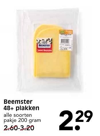 Aanbiedingen Beemster 48+ plakken - Beemster - Geldig van 09/10/2016 tot 15/10/2016 bij Em-té