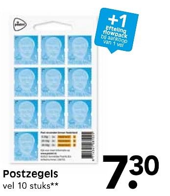 Aanbiedingen Postzegels - Huismerk - Em-té - Geldig van 09/10/2016 tot 15/10/2016 bij Em-té