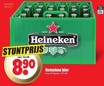 Aanbiedingen Heineken bier - Heineken - Geldig van 09/10/2016 tot 15/10/2016 bij Lekker Doen