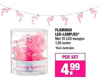 Aanbiedingen Flamingo led-lampjes - Flamingo - Geldig van 10/10/2016 tot 23/10/2016 bij Big Bazar