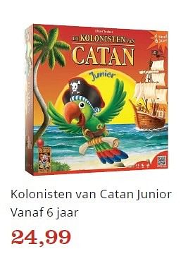 Aanbiedingen Kolonisten van catan junior - 999games - Geldig van 07/10/2016 tot 03/11/2016 bij Bol