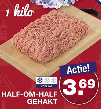 Aanbiedingen Half-om-half gehakt - Huismerk - Aldi - Geldig van 14/10/2016 tot 16/10/2016 bij Aldi