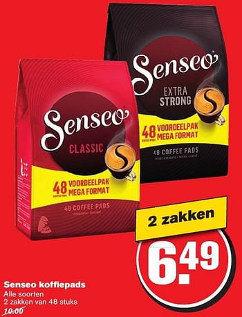 Aanbiedingen Senseo koffiepads - Douwe Egberts - Geldig van 12/10/2016 tot 18/10/2016 bij Hoogvliet